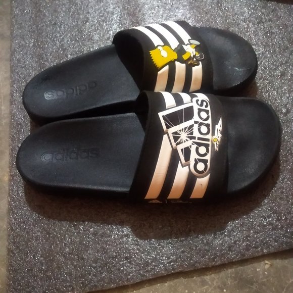 Adidas Other - Adidas simpsons Adilette comfort slides- Black